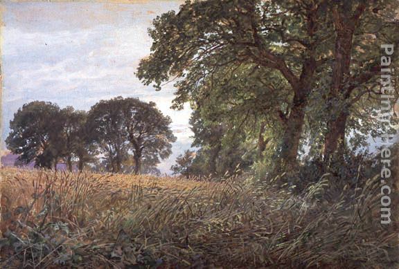 Tennysons Farm, Farmington, Isle of Wight painting - William Trost Richards Tennysons Farm, Farmington, Isle of Wight art painting